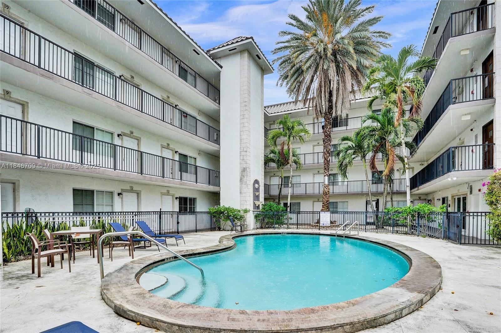 Beautiful, bright, and spacious one-bedroom, one-bath unit. Step into this fully updated unit designed with comfort, style, and efficiency in mind. Features include a New kitchen with an elegant Marble Countertop and Backsplash. New Microwave and Stove. New Air Conditioning system. New Titan Water Heater. All the vents were cleaned in 2024. New tile floors throughout the main areas. Spacious walk-in closet. Great Location! This property is located approximately 5 minutes away from Las Olas Boulevard and 2.5 miles from the beach. One assigned parking Spot comes with the property. There is guest parking available.