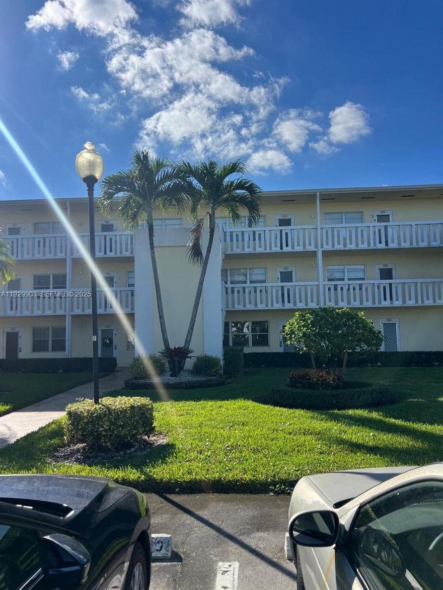 **Fantastic Opportunity!** Stunning 55+ condo located in West Boca. This unit features 1 bedroom and 1.5 bathrooms. It has been well maintained and includes a spacious living-dining area. Enjoy a lovely balcony with a beautiful view of the lake. The community offers numerous amenities and is conveniently close to shopping plazas and restaurants.