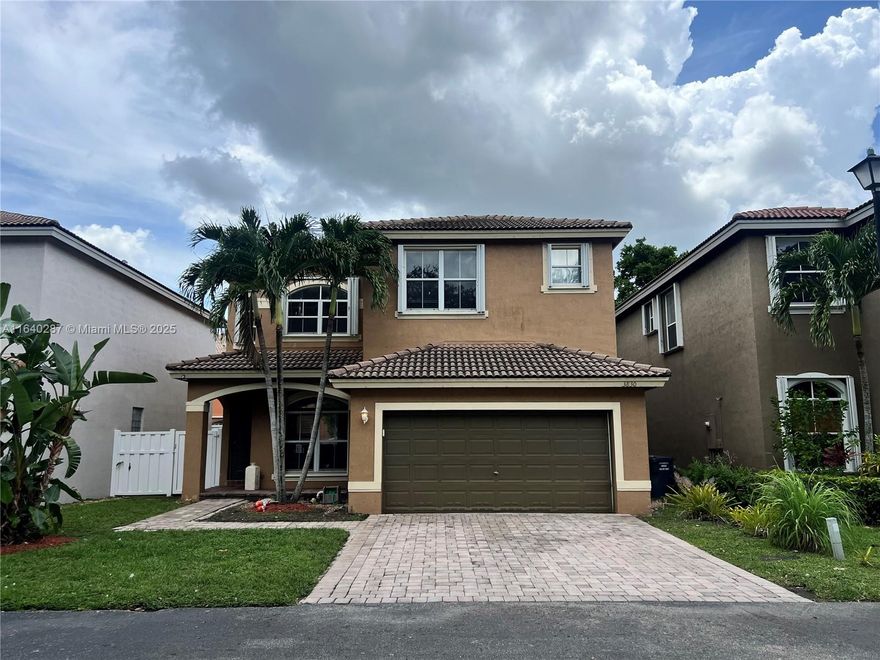 ATTENTION!!!!!  Seller is offering a 2/1  interest rate Buydown. 2% for the first year 1% reduction in the second year. This will greatly reduce your monthly payment. Nicely well taken care of 3/2.5+loft/office in a highly desirable gated community with a pool. Yard features a  travertine patio and ample grass. 
Desirable location Easy access to the Turnpike,I-95, & I-595. Short 15 minute drive to the beach. Accordion shutters.  HOA fee includes front lawn care.
**Conditions apply