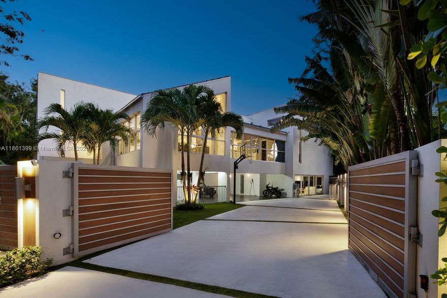 Designed in the 1970s by renowned architect Hilario Candela, this unique residence blends architectural history with modern living. Completely transformed inside in 2009, the home offers a contemporary layout while preserving its iconic design heritage. It is the only property on the street connected to the sewer system and one of the few gated and fully fenced homes in the city, ensuring exceptional privacy and security. Rich in architectural detail and surrounded by lush greenery, this residence combines exclusivity, functionality, and timeless style, making it a rare opportunity in today’s Miami market.