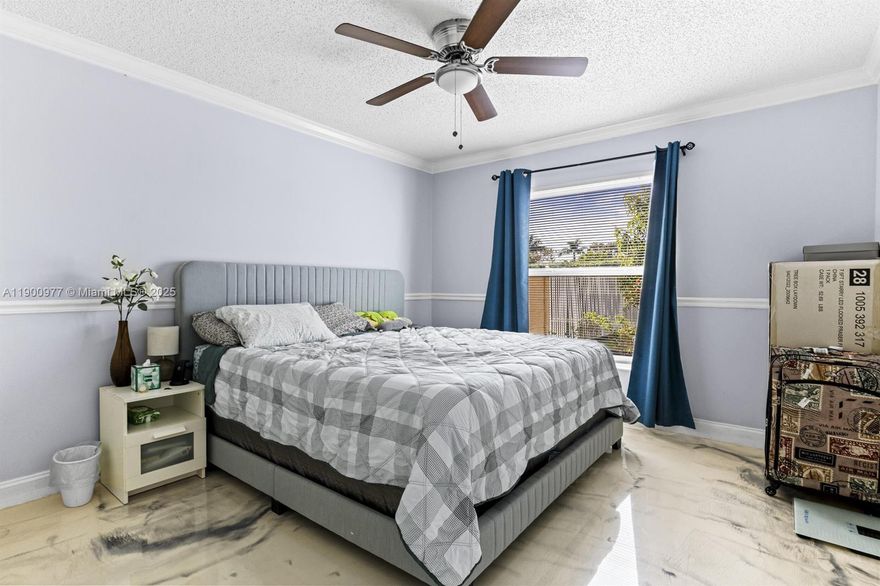 Move in with only 2 months at this luxury home next to a Golf Club. Epoxy floor and update kitchen and bathroom for you. Relaxing canal view from the master bedroom. Over 3120 sqft living space with 6 bedrooms and 3 bathrooms. Enjoy of the community pool, basketball and volleyball courts while the security guards with cars around the community make a safe environment for everybody. Prime location in West Boynton Beach-Greenacres nearby Turnpike express way by 10 minutes drive. Beach and ocean are 13 minutes drive. West Palm Beach is only 18 minutes drive.