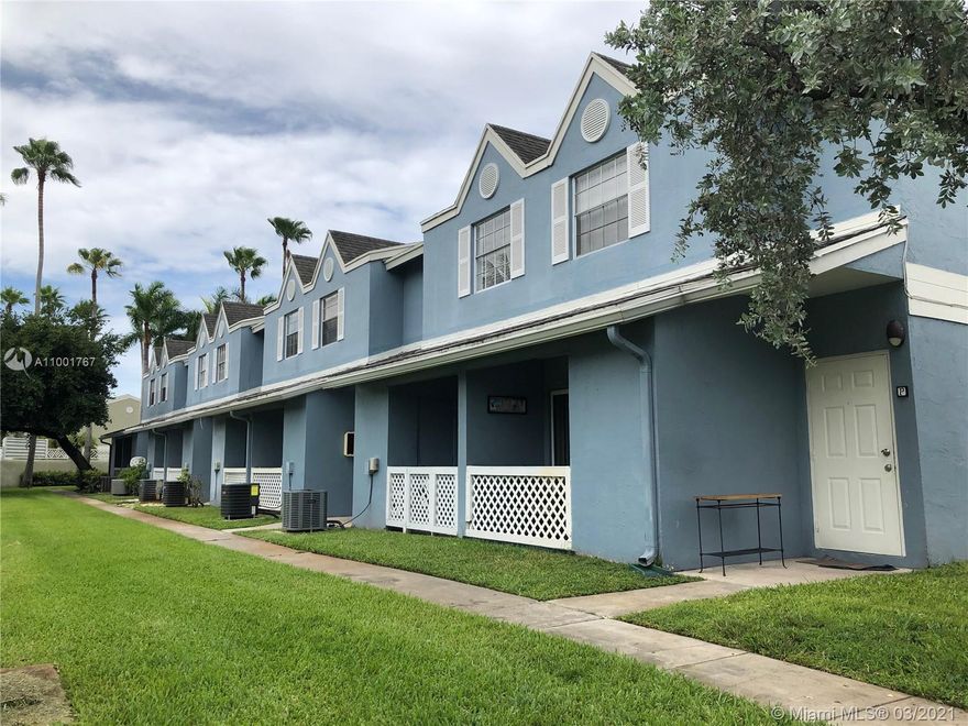 1/1 Spacious Two story condo in Antigua. This unit features Impact Windows, Impact Doors, a loft style master suite on the 2nd floor. Tile floors, central AC, washer/dryer, private entrance, community pool. Conveniently located in the Hialeah/Miami Lakes area, just off the 826, close to shopping & schools.