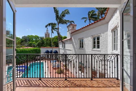 A home in Coral Gables