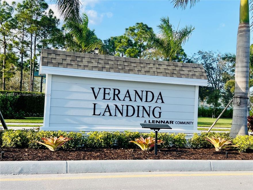 Welcome to this spacious and modern 3-bedroom, 2.5-bath townhouse located in the desirable Veranda community. This home features an open-concept living area with plenty of natural light, a stylish kitchen with stainless steel appliances and granite countertops. Easy to show/ first month and 1 month security deposit.
Prime location close to shops, restaurants and quick access to the Turnpike & I-95.