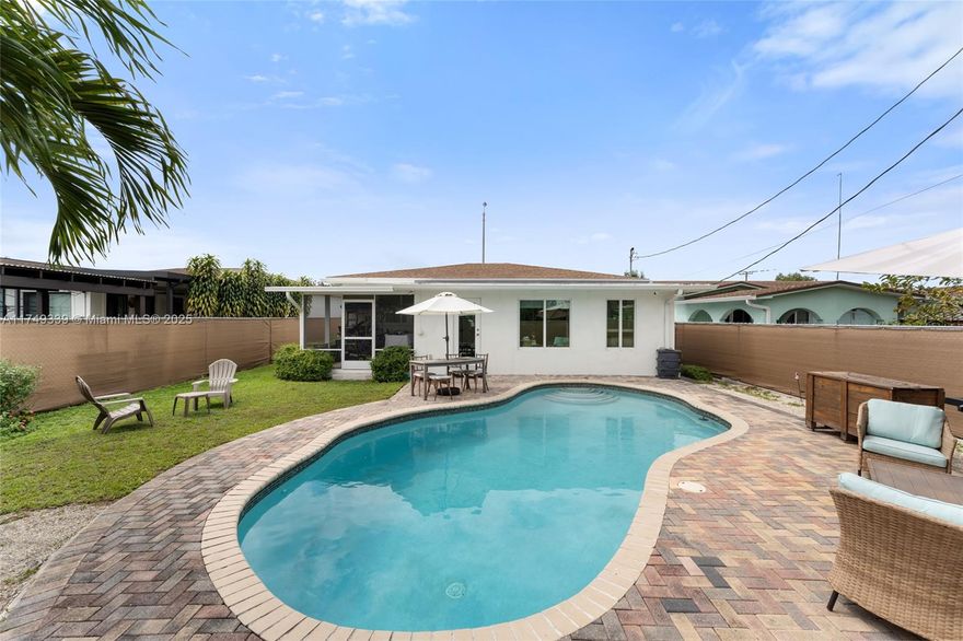 Remodeled home in the very desirable Coral Villas neighborhood available for sale. This 3/2 home has a gorgeous pool, new roof, impact windows and doors, concrete driveway, new PVC plumbing, and many more upgrades. Enjoy the backyard oasis and in-law quarters. Centrally located and next to great parks, schools, and​​‌​​​​‌​‌​​​‌‌​​​‌‌‌​​‌​​‌‌​​​​ transportation.
