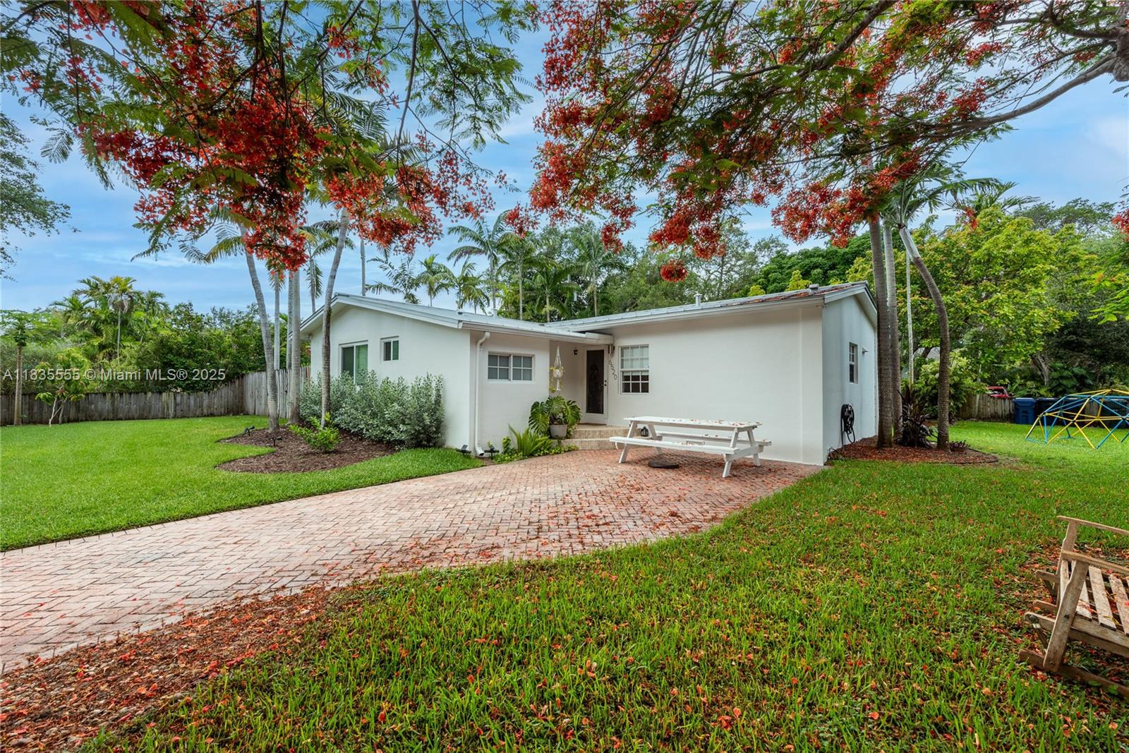 Beautifully Updated 4-Bedroom Pool Home in Prime South Miami Location
Charming and move-in ready home located on a quiet, tree-lined street in one of South Miami’s most desirable neighborhoods, near Ludlam Elementary School. This 4-bedroom, 2-bathroom residence sits on a fully fenced 10,000 sq. ft. lot and features a private pool, perfect for outdoor living.
The home offers a brand-new metal roof, impact windows and doors, and hardwood floors throughout. The spacious primary suite includes walk-in closets and a newly renovated en-suite bathroom. Updated kitchen and modern bathrooms. Plenty of natural light and functional living spaces.
Available August 20, 2025 for annual lease.