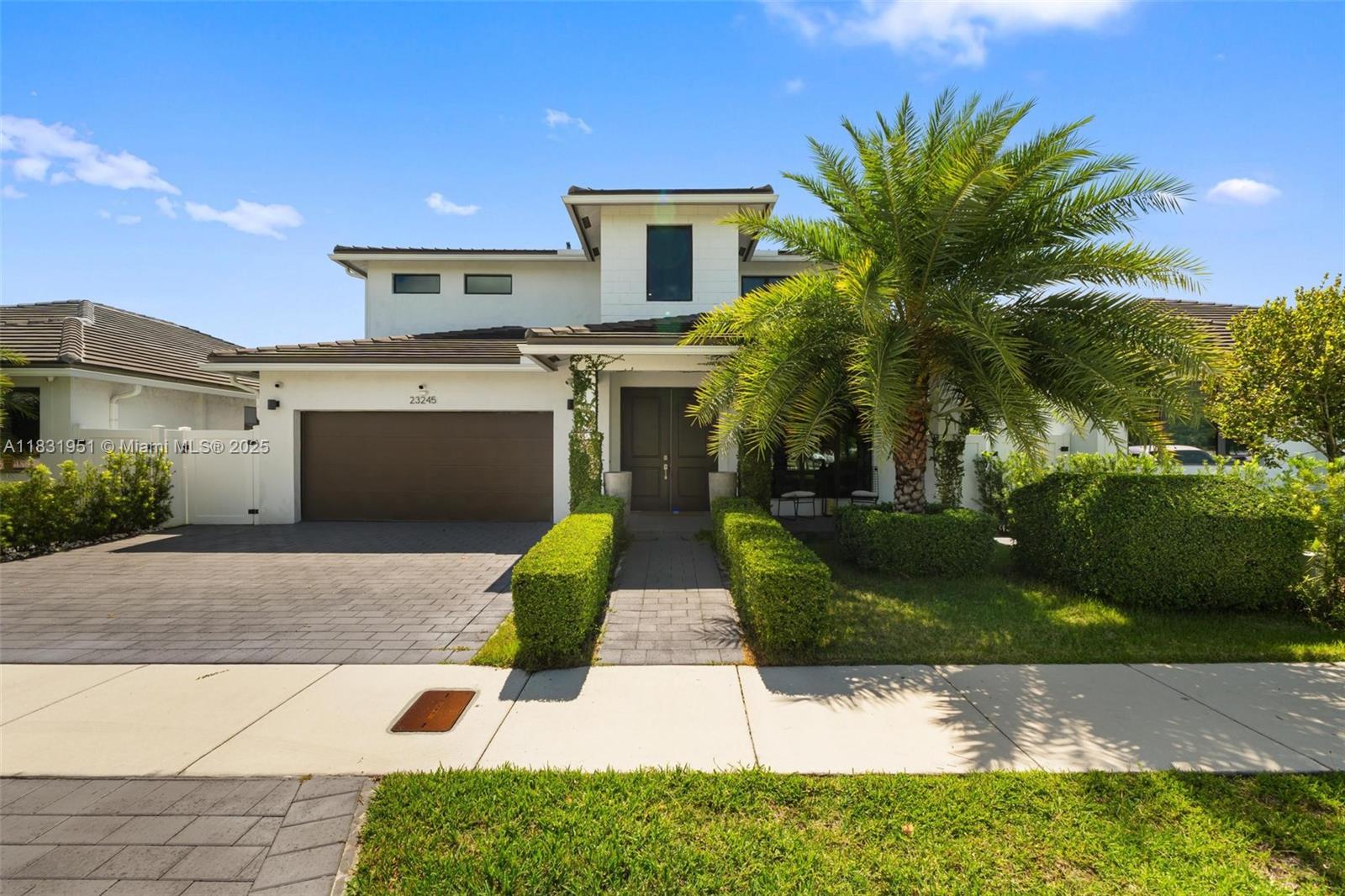 ONLY TWO MONTHS TO MOVE-IN. Stunning Single Family Home with a private pool in the exclusive community of The Landings. This 5 bedroom / 3 bath model home features a modern design with a spacious/open layout. Conveniently equipped with a bedroom on the 1st floor. Spacious kitchen with granite countertops throughout, GAS stove, large kitchen cabinets as well as stainless steel appliances. Abundant closet space. OASIS-Style Backyard! IMPACT WINDOWS throughout. Over-sized master bedroom with 2 walk-in closets, dual vanities, large corner shower. TWO car garage & an electric car charger. Luxury resort-style clubhouse with pool, 2 dog parks & an outdoor fitness area. Near Black Point Marina, shopping centers, & Turnpike expressway. This home is a MUST SEE! Call for a private showing today.