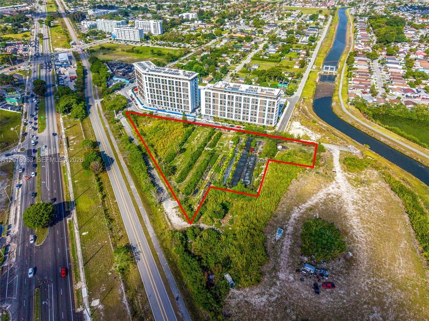 Dual-Path South Dade Site: 238 Units Approved, 423+ Possible
a ±3.43-acre assemblage cornering a 24/7 BRT stop along US-1 in South Dade, one of Miami-Dade's fastest-growing residential corridors. Designed for high-density development, the site unlocks two distinct paths: a county-submitted, 238-unit architect-stamped site plan or a Live Local application targeting 423+ units. Both options benefit from BRT-proximity parking reductions, meaningfully lowering overall project costs. Choose the approved plan and skip 12–18 months of entitlements and an estimated $200K–$300K in soft costs — the hard work is already done. Choose Live Local and cut your land basis to ~$17,970/door with 78% more density on the same ±2.5 net acres. An agricultural tax exemption minimizes carry costs, and a month-to-month tenant ensures a clean, flexible close.