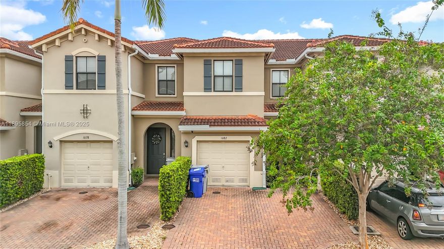 Spacious townhouse with 3 beds, 2.5 baths, and 1-car garage in sought-after Madison Place, Pompano Beach. The property features an open layout kitchen, granite countertops, stainless steel appliances, tile flooring in the main areas and carpet in the bedrooms, driveway can fit 2 cars. Gated community. Pet friendly. Close to Beach, Dining, Shopping, Schools, and more. Low HOA. Association Requires a Minimum Credit Score of 675.