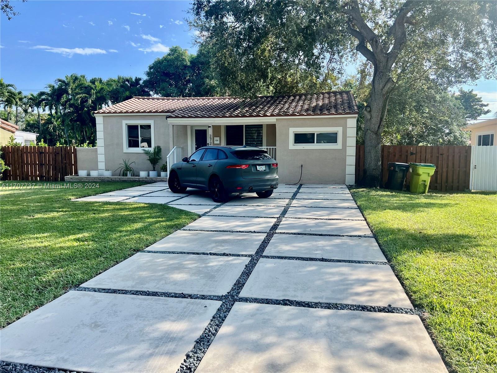 This gem is located in the heart of El Portal. It consist of brand new appliances and has a cozy feel to it. With a mango and avocado tree, the backyard is perfect for entertaining. Nestled in the middle of Miami International Airport and Ft. Lauderdale Airport, this location is ideal. There are tons of vibrant restaurants, parks and excellent schools in the area. Don't miss the opportunity to make this house your next home!