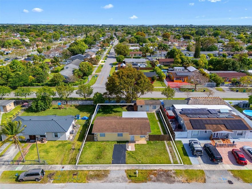 Rare opportunity in Homestead near the military base! This spacious property features a 4-bedroom, 2-bath main home PLUS a detached 1-bedroom, 1-bath efficiency, ideal for rental income, in-laws, guests, or multi-generational living. The detached efficiency offers excellent income-producing potential, making this a smart option for buyers looking to offset their mortgage or “house hack.” Upgrades include a remodeled kitchen, 5 year old roof, and newer A/C. Situated on a large lot with no back neighbors, this property offers privacy and flexibility with plenty of room to park your boat, RV, trailers, or work vehicles, and space to build the pool of your dreams. Conveniently located near the Turnpike, shopping, dining, and just a short drive to the Florida Keys. Close to Homestead Air Reserve Base for added convenience. FHA & VA approved, purchase with as little as 0–5% down. NO HOA. Property square footage is larger than tax roll.