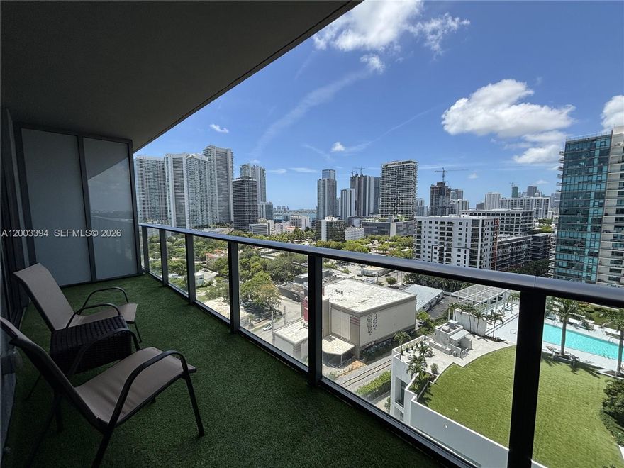 Modern 1 Bedroom + Den (Desk), FURNISHED unit at Hyde Midtown, Miami. The apartment has Bosch appliances, safe floor-to-ceiling high-impact windows, and entire ceramic floors (NO CARPET!!).

Resortstyle amenities. Tennis court, putting green, full-service spa, wellness center with state-of-the-art equipment, poolside cabanas, media room, and private dog park. Amenities areas with high-speed internet. 

24hrs attendant, security services, and fob controlled access. One valet parking included. It is within walking distance from the Miami Design District and just a short drive away from the Wynwood Art District, Kaseya Center, Brickell City Centre, Miami Beach, Adrienne Arsht Center For The Performing Arts, and Downtown Miami. 

Great for Investors (Short Term Leases allowed / Airbnb).