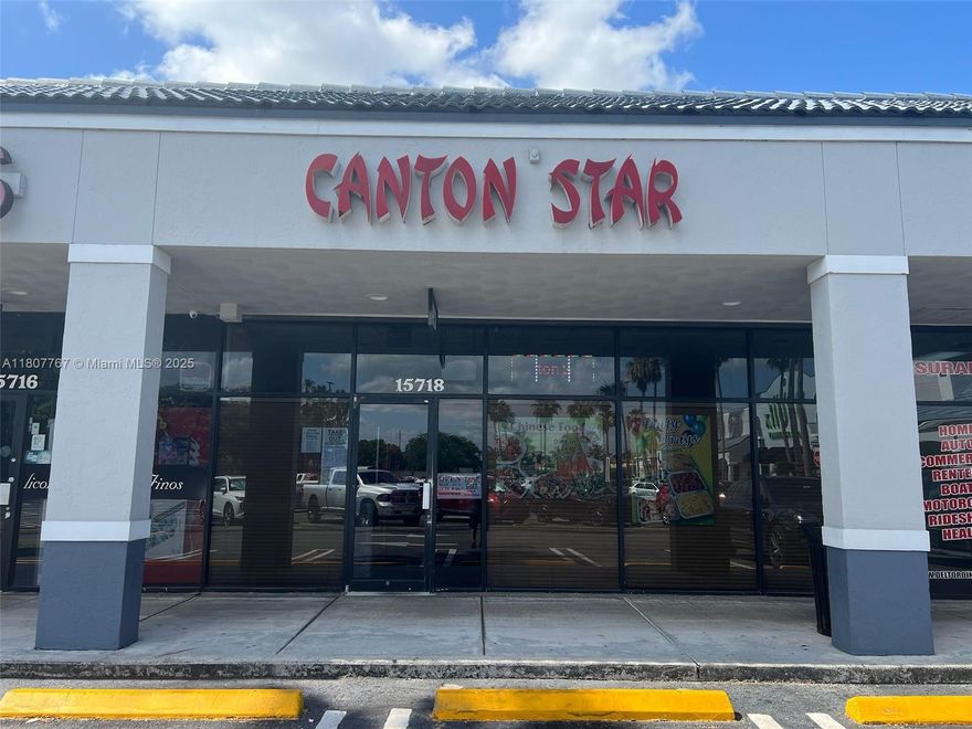 Incredible opportunity to acquire a fully operational and highly rated Chinese restaurant in the heart of Kendall, 1,800 square feet. Operating successfully for over 30 years, established clientele & strong reputation, this restaurant is a local favorite with a 4.5-star rating. The restaurant is fully equipped with a professional kitchen, grease trap, fire alarm system, and walk-in freezer. It offers catering, pickup, and delivery services. All furniture and equipment inventory is included in the sale. CALL US ANYTIME, WE PICK UP!