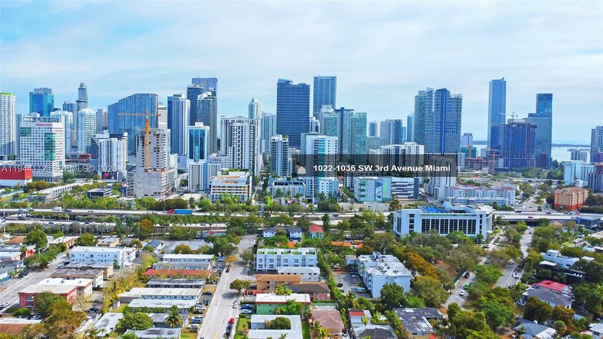 One of the last remaining lots in Brickell.It abuts I-95 and giving great exposure for electric signing.Zoned under city of Miami code for 39 Residential Units/78 Hotel Units.The Miami Dade County Code may allow up to 100 units.This 8,600 square feet lot combined at 1022-1036 SW 3 Ave is strategically positioned in the heart of Brickell.Zoned T6-24-Oa,this property allows for the construction of a 24-story,60,000sqft of mixed-use building. Located just a block and a half from the Mercedes-Benz Condo Development half a block from the Visions Hotel project & two blocks from Smart Brickell this site is surrounded by high-profile developments,ensuring strong demand and long-term value.With Brickell’s continued growth as a hub for luxury living and business.