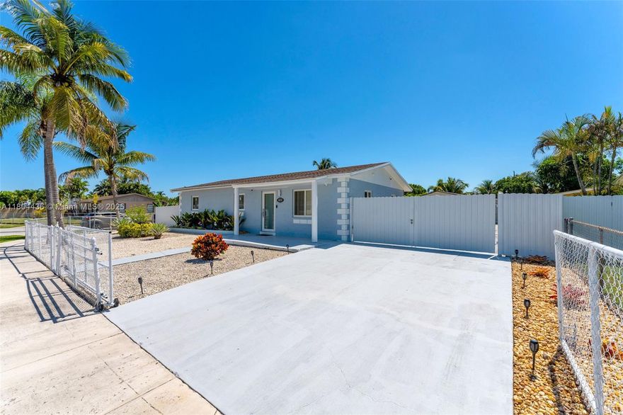 Discover this beautifully remodeled single-story home situated on an expansive corner lot in the heart of Homestead, FL. This property offers the perfect blend of comfort and functionality with side access ideal for parking a boat or RV—no HOA restrictions! Step inside to find a meticulously kept interior, featuring impact windows and doors for peace of mind and energy efficiency. The large yard includes fruit trees, offering a touch of tropical charm and plenty of space to entertain or expand. Whether you're a first-time buyer, investor, or looking for tranquility and freedom, this home checks all the boxes. Don’t miss out - Schedule your showing!