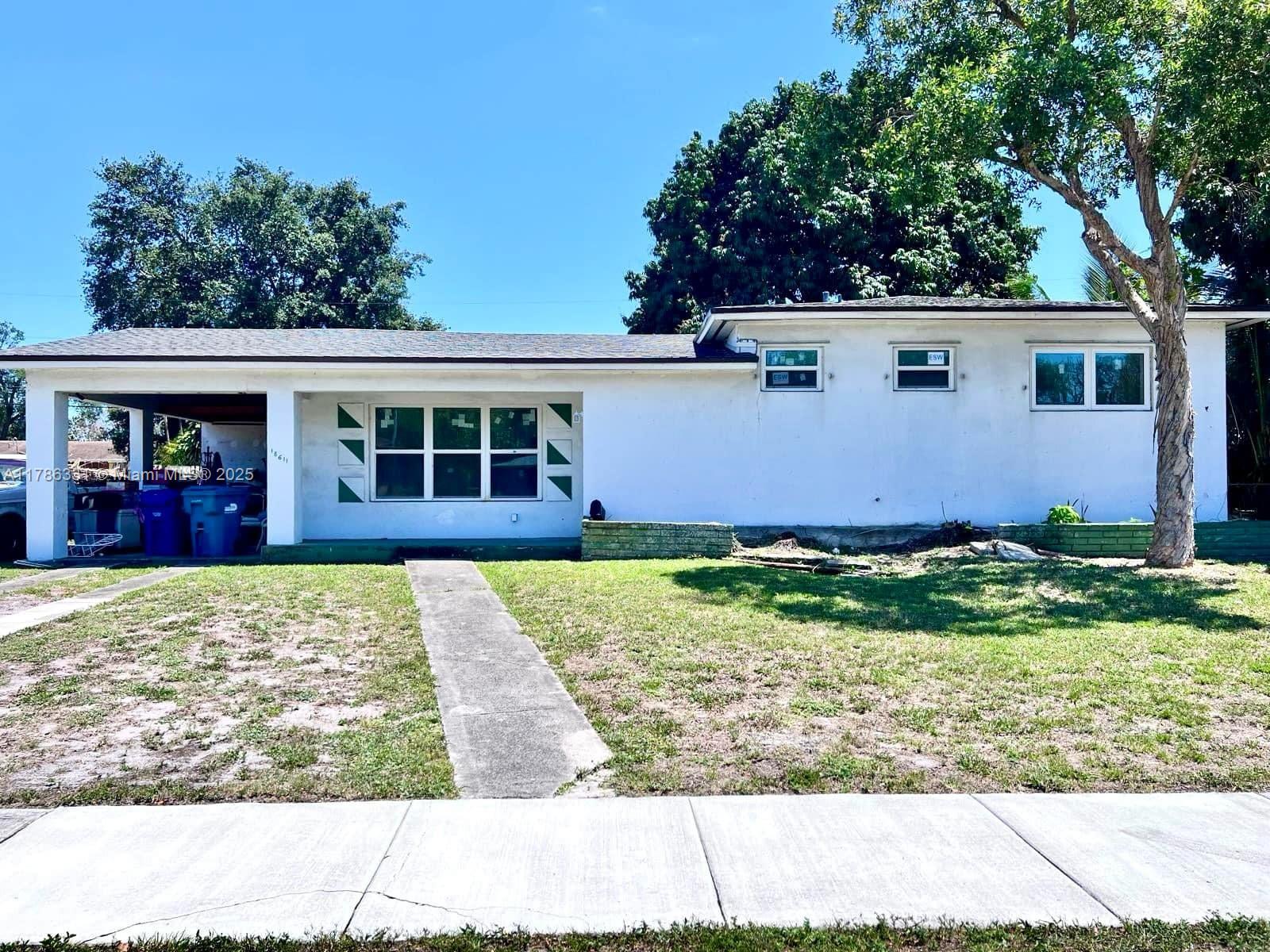 Rental Property at 18611 Nw 8th Ct, Miami Gardens, Broward County, Florida - Bedrooms: 3 
Bathrooms: 2  - $3,500 MO.
