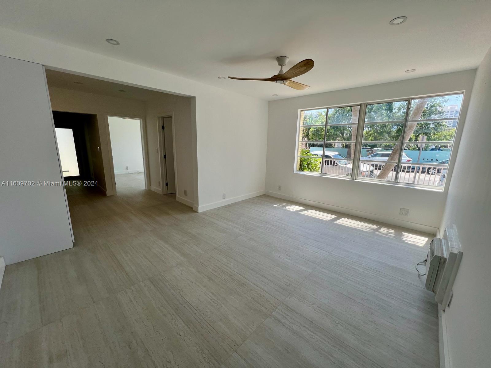 Great completely upgraded unit! Lovely big sized windows facing east receiving tons of light. New appliances, fans, beautiful porcelain floor. Kitchen with lots of storage and big size bedroom wardrobe. This is a great design. Walking distance from the beach, shops and cafés. Vibrant and developing Miami Beach Neighborhood.