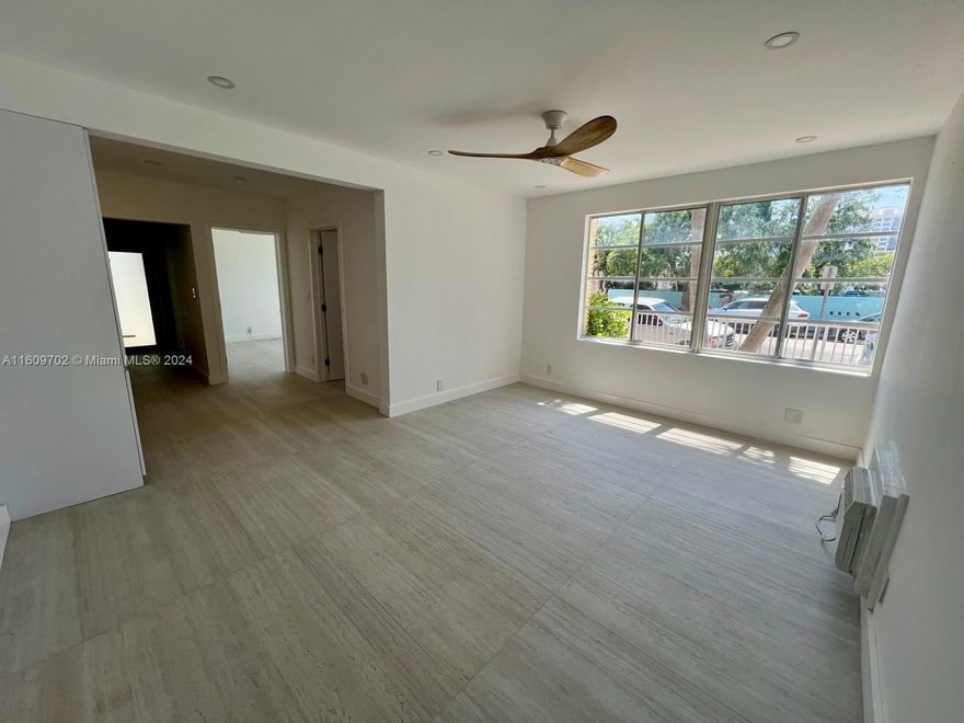 Great completely upgraded unit! Lovely big sized windows facing east receiving tons of light. New appliances, fans, beautiful porcelain floor. Kitchen with lots of storage and big size bedroom wardrobe. This is a great design. Walking distance from the beach, shops and cafés. Vibrant and developing Miami Beach Neighborhood.