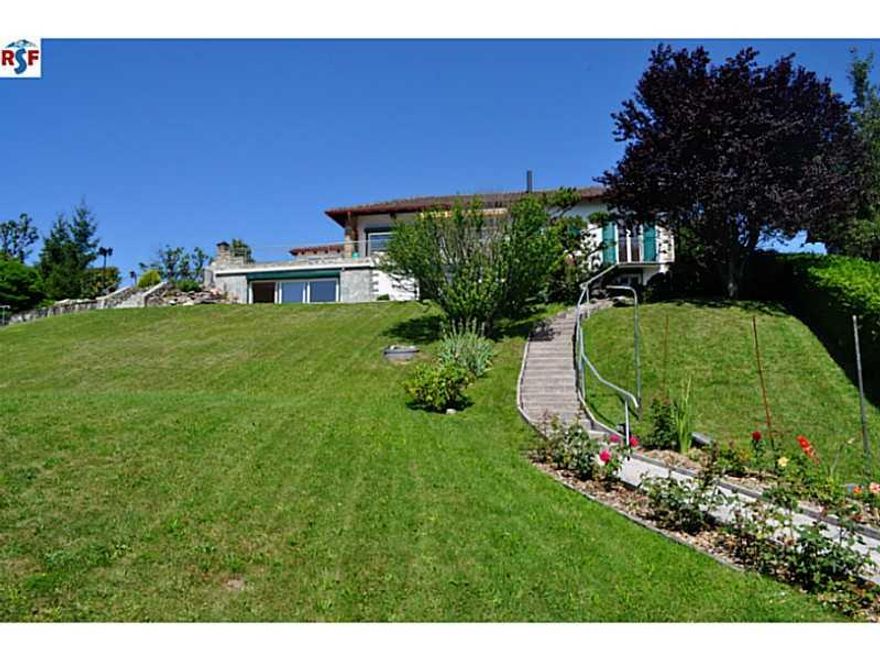 For Sale in Switzerland. Most beautiful view on the Alpes and Geneva's lake, 2 stories Single Family home on the top of the hill, 5 bedrooms, 2 bathrooms, carnotzet, game room/utility room,workshop, cellar. Detached garage and driveway able to receive up  to 6 cars. Completely remodeled in 2012, this gorgeous Single Family home is located at the top of the Riviera, in the middle of the UNESCO protected area. Vineyards, Forests, Lake, River and Mountains surround this property.