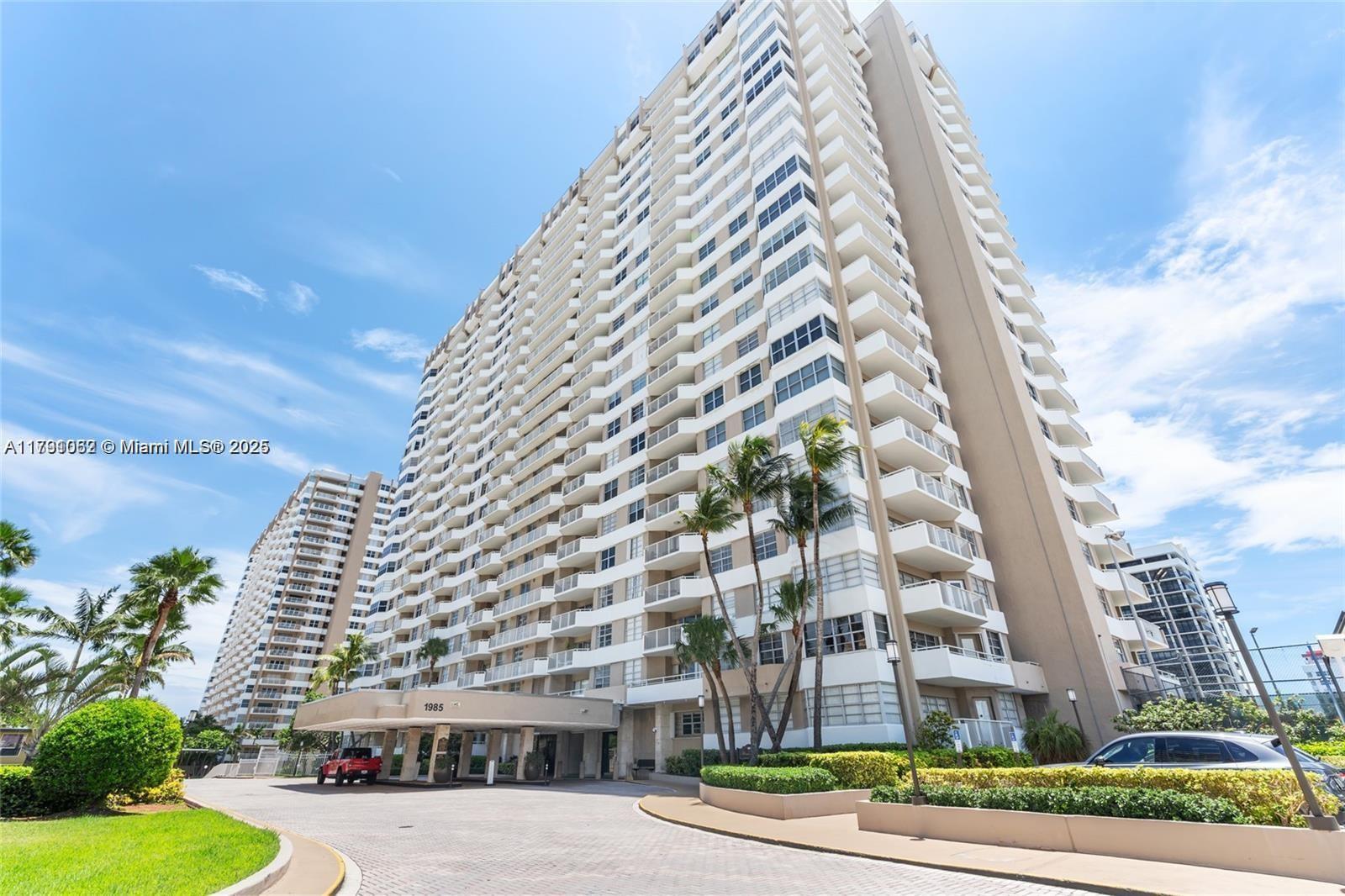 Rental Property at 1985 S Ocean Dr 12J, Hallandale Beach, Broward County, Florida - Bedrooms: 2 
Bathrooms: 2  - $3,100 MO.
