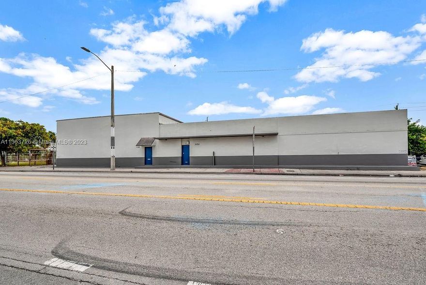 FREE STANDING WAREHOUSES (2 FOLIOS 08-2121-002-4760/4770) SOLD TOGETHER, OVER 10,000 SQ. FT. CURRENTLY BEING USED AS ONE WAREHOUSE**ZONING 7100 INDUSTRIAL-LIGHT MFG**
1150 ALI BABA AVE IS 5724 SF W/ TWO REAR ROLL UP DOORS,25 HP INGERSOLL RAND AIR COMPRESSOR ,TWO WALL MOUNTED EXHAUST FANS.*1160 ALI BABA AVE IS 4300 SF ,BUILT 1995 TWIN T CONSTRUCTION, 2 ROLL UP DOORS-ONE SIDE-ONE REAR, CEILING HEIGHT 17FT+ AND 4 ADDITIONAL LOTS FENCED FOR OUTSIDE STORAGE,PARKING OR ADDITIONAL WAREHOUSING. EACH WAREHOUSE HAS 3 PHASE ELECTRIC 220V DELTA W/ELECTRIC METER & NATURAL GAS W/GAS METER, OFFICES, CENTRAL AC AND BATHROOMS. ROOFS REPLACED 2007. CENTRALLY LOCATED TO MIA AIRPORT, I-95,TURNPIKE,XWAY*AMAZON DISTRIBUTION AND OPA LOCKA EXECUTIVE AIRPORT<1 MILE AWAY*