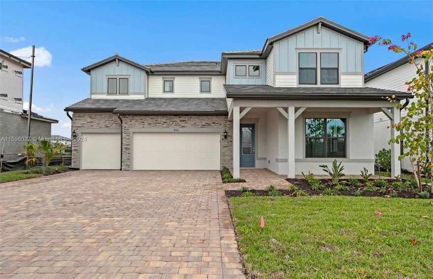 SPECIAL FINANCING AVAILABLE! Beautiful, 5-bed, 5-bathroom w/ pool available now! From the moment you step through the front door, you'll be captivated by the natural light and space this home has to offer. 1st floor feat. an open gathering room with tray ceilings, large kitchen with quartz countertop island, walk-in pantry, cafe, formal dining, large game room, 1 of 5 bedrooms with attached full-bath, + storage room. Head upstairs and into the owner's suite; pass through the owner's retreat (multi-functional space), and into the owner's bath. Owner's bath is beautiful with a large tub dividing the two sinks, and walk-in shower, plus, two walk-in closets. The upstairs also features a loft, 3 additional bedrooms all with walk-in closets, two full-baths. Water views! 3+ car garage