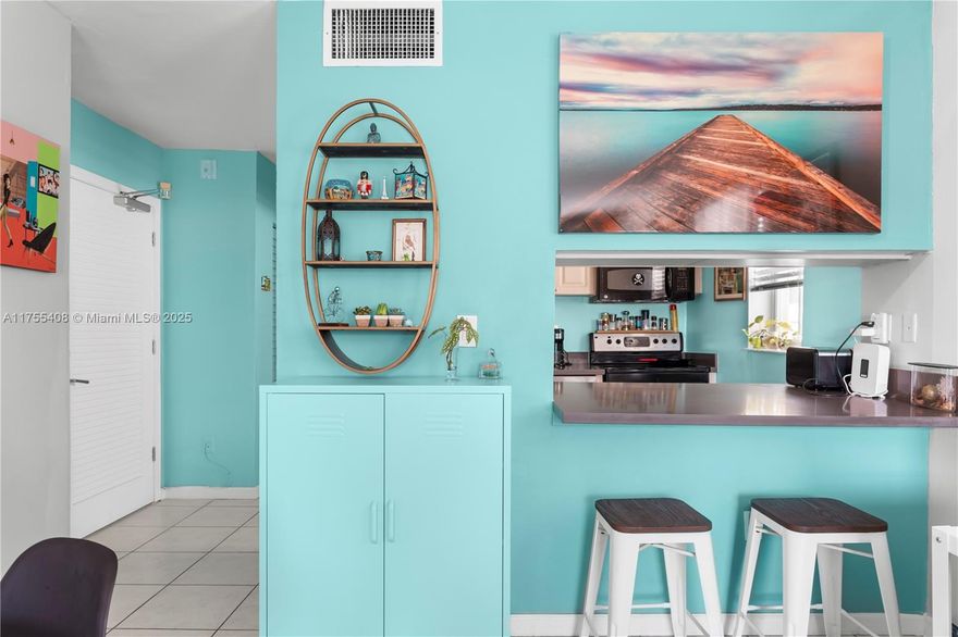 Special Offer: Close before August 15th, 2025 and the seller will pay your HOA fees through December 2025! Perfect pied-a-terre! Top floor, bright corner unit located just 2 blocks from the beach and a short walk to Lincoln Road. High impact windows, central AC, and ample closets. Recent upgrades include: new AC and new water-heater (2024), quartz kitchen countertops, dishwasher and fridge (2021). Building amenities include: laundry, Amazon locks, and bike racks. Low HOA fees.
The unit can be sold furnished or unfurnished. See broker remarks.