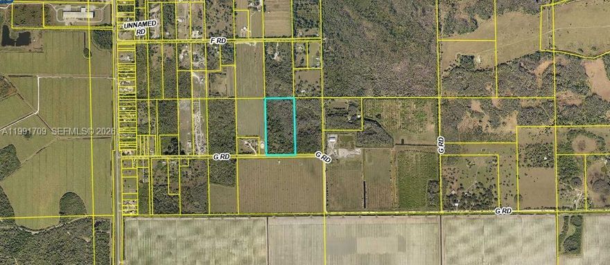 Beautiful 19.77 acre property located in Labelle, Hendry Count, Florida. Zoned A-2 Agricultural, allowing for Single-Family or Manufactured homes, Farming, Livestock, Horses, and other Agricultural uses. This spacious parcel offers privacy open land, and endless possibilities for a Homestead, Ranch, or Investment. Conveniently located near town amenities, Schools, Shopping, Dining, and Medical Services, while still providing the quiet charm of country living. Easy access to Southwest Florida destinations including Fort Myers and the Gulf Coast.