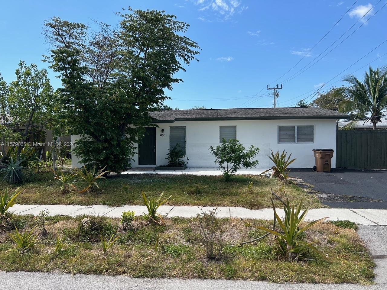 Property for Sale at 880 Ne 49th St St, Deerfield Beach, Broward County, Florida - Bedrooms: 4 
Bathrooms: 2  - $599,000