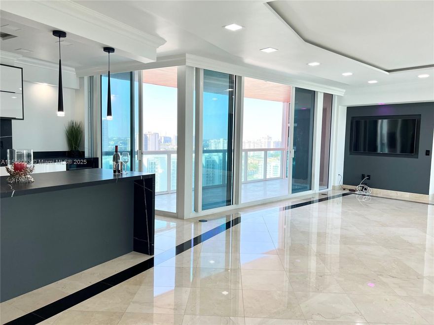 Brand new remodeled unit in a high floor in Hidden Bay Aventura, beautiful marble floors, new European kitchen, with all new appliances, drop ceilings throughout the unit with a new modern lighting system, modern bathrooms with beautiful vanities, this apartment has the most amazing views of the intracoastal waters in the heart of Aventura. Close to the Aventura Mall, fashion restaurants, come and see your next new home. For viewing contact listing agent directly with 24 hrs. in advance. Equal Housing Opportunity.
