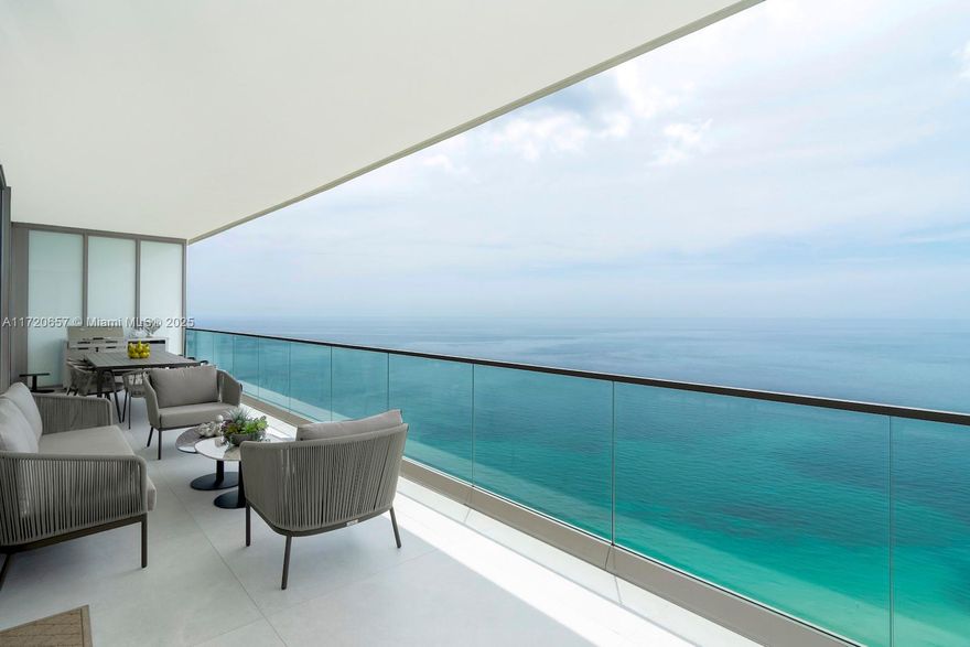 Exclusive Luxury Oceanfront Residence with 4 bedrooms + Den converted into a fifth room with 4.5 bathrooms.
Fully furnished. The residence showcases exquisite finishing touches and thoughtful decoration. Amazing terraces
balconies with direct ocean and bay views. Wolf & Sub-Zero appliances and Private elevator foyer. This Residence
can be rented annually or seasonally. Enjoy state-of-the-art amenities such as restaurants, bar, pool, business
center, spa, fitness center, theater room, children's play area, security, concierge, and valet parking. Very close to shopping centers, restaurants, 20 minutes to I95, South Beach and much more.