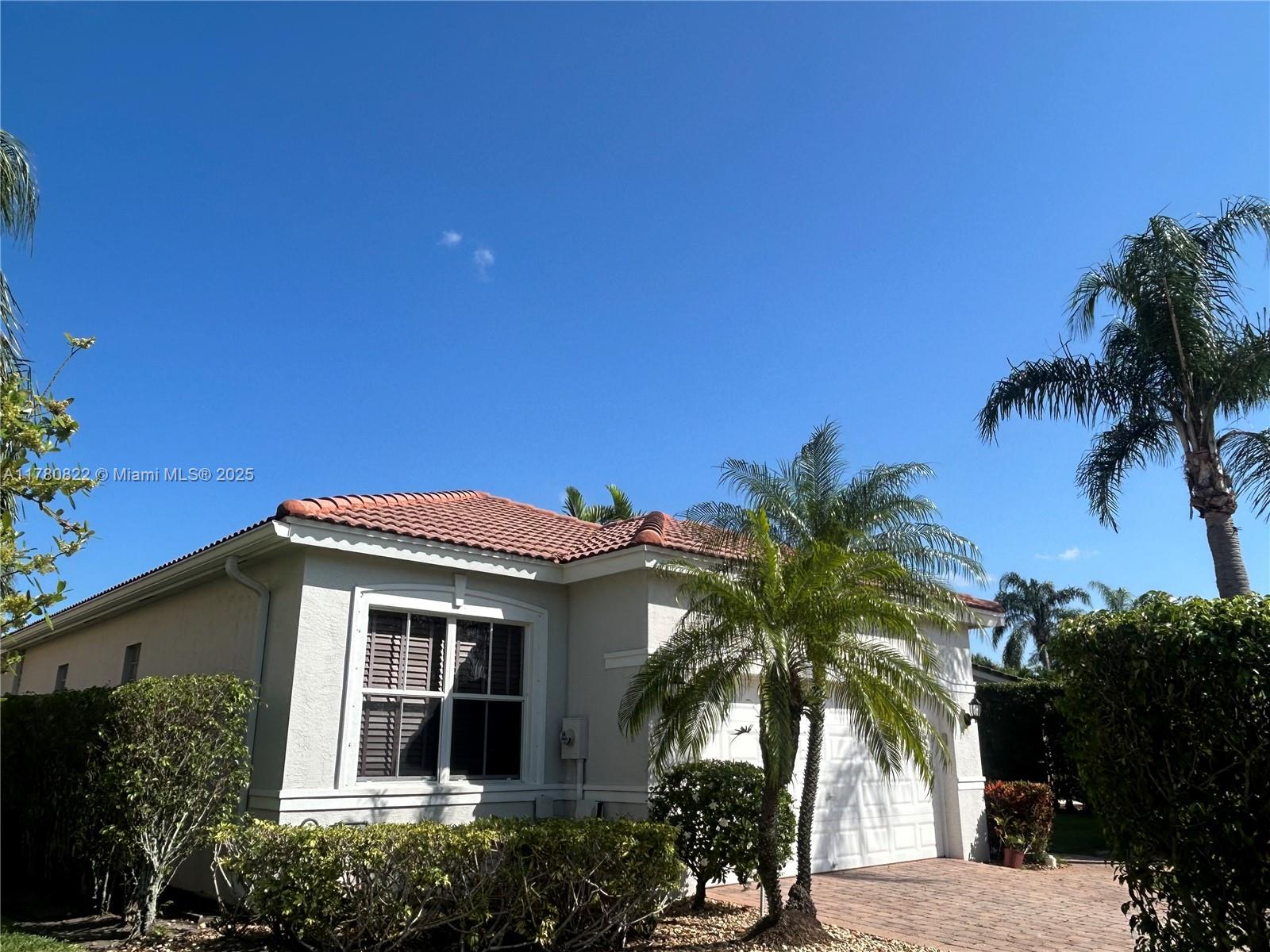 One story Bella Model, right on the lake. This home is vacant & ready for a new tenant. It’s available to rent after HOA approval. Mirabella is a guard gated community . The entry guard house is manned round the clock and the security is spectacular. Ab220V outlet has been installed in back of the garage for an EV charger. Tenants also receive high speed internet & cable included in the rent. Rare opportunity to secure an annual lease in the sought-after community of Mirabella. Nestled in the heart of PBG, Mirabella combines elegance, security, and resort-style amenities in a serene setting. Having a rental property here means experiencing the best of what this incredible city offers—comfort, beauty, and a vibrant lifestyle—every single day! Tenant pays $500 deposit to HOA.