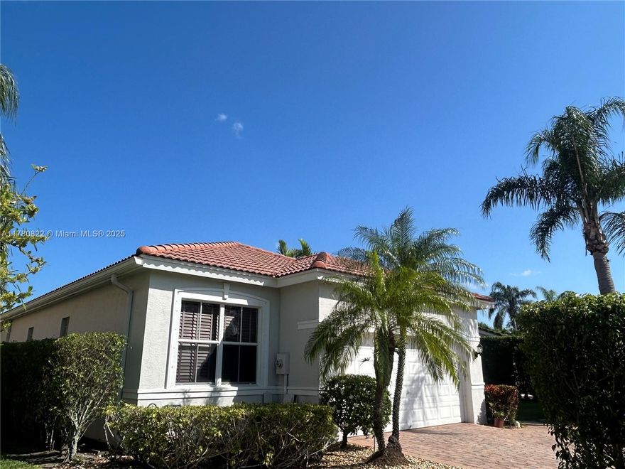 One story Bella Model, right on the lake. This home is vacant & ready for a new tenant. It’s available to rent after HOA approval. Mirabella is a guard gated community . The entry guard house is manned round the clock and the security is spectacular. Ab220V outlet has been installed in back of the garage for an EV charger. Tenants also receive high speed internet & cable included in the rent. Rare opportunity to secure an annual lease in the sought-after community of Mirabella. Nestled in the heart of PBG, Mirabella combines elegance, security, and resort-style amenities in a serene setting. Having a rental property here means experiencing the best of what this incredible city offers—comfort, beauty, and a vibrant lifestyle—every single day! Tenant pays $500 deposit to HOA.