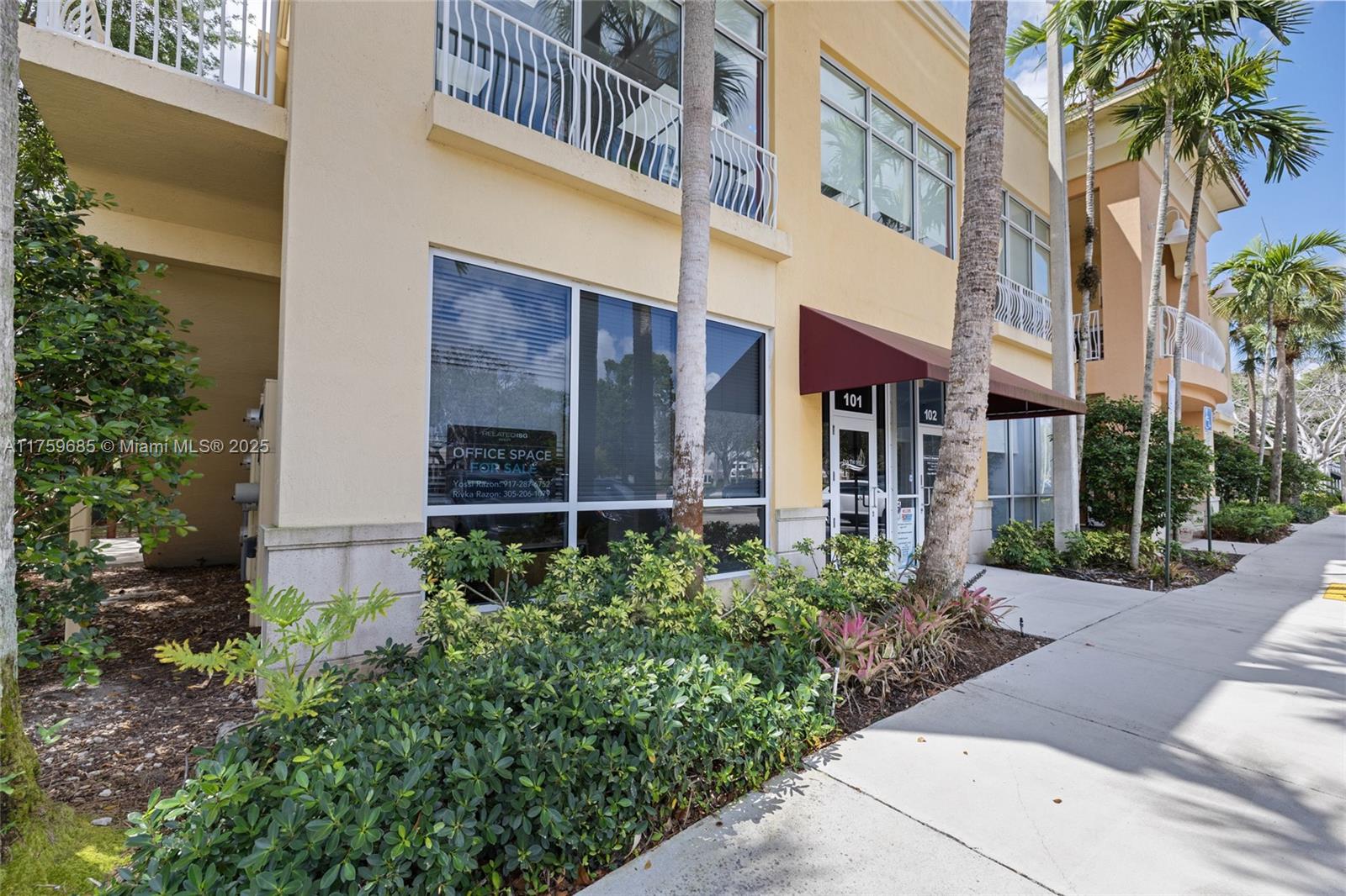 Turnkey Corner Office Condo in Plantation! This 964 sq. ft. professional office is move-in ready and includes furniture in the sale (excluding artwork). The well-designed layout features four private offices, a welcoming reception area, a kitchenette, a private restroom, and a storage room. Elegant wood flooring and large impact windows create a bright, professional atmosphere with storm protection. Additional highlights include a dedicated A/C system, sprinkler system, and a newly replaced roof. Perfect for medical, legal, financial, or professional services, this prime corner unit is located in a thriving business district with ample parking and easy access to major roadways. Don’t miss this rare opportunity to own a fully furnished office in a sought-after commercial area!