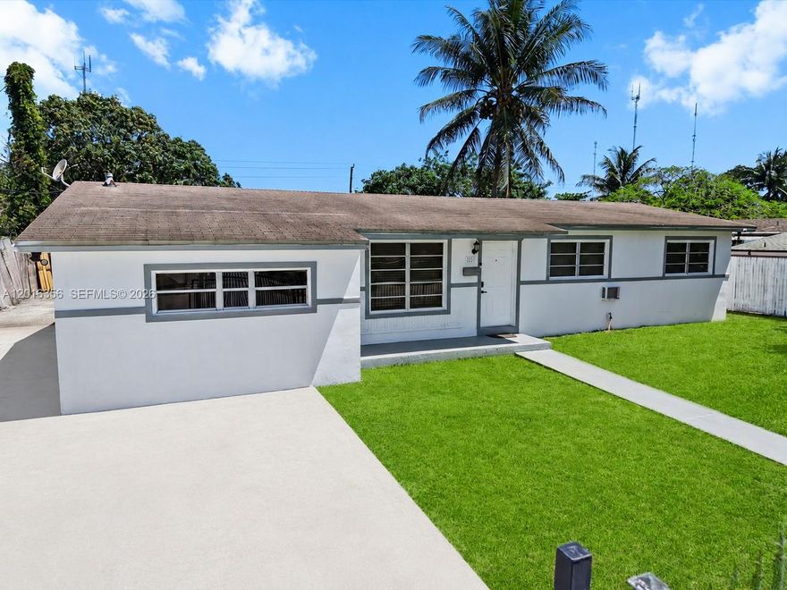 Welcome to 1031 NW 202nd St, a charming 3-bedroom, 2-bath single-family home in Miami Gardens offering comfort, space, and incredible outdoor potential. This home is a great opportunity for a first-time buyer or move-up buyer looking for a property that feels move-in ready while still offering room to personalize and grow.

Inside, you’ll find updated flooring and bathroom improvements that add a fresh, modern touch to the home. The layout offers comfortable living spaces, well-sized bedrooms, and the flexibility to create a warm and functional home that fits your lifestyle.

The true highlight is the oversized backyard, offering endless possibilities. There is plenty of room for a pool, boat, RV, future addition, outdoor kitchen, garden, or possible ADU, subject to city approval. Even better, the backyard provides easy access to a nearby walking park, giving you the feel of an extended outdoor lifestyle right from home.

The extended driveway offers convenient parking, and the location places you near major roads, shopping, dining, schools, Hard Rock Stadium, Calder Casino, and everyday essentials.

Whether you are looking for your first home, more outdoor space, or a property with long-term potential, this Miami Gardens gem is ready for its next owner. Bring your vision and make this home your own!