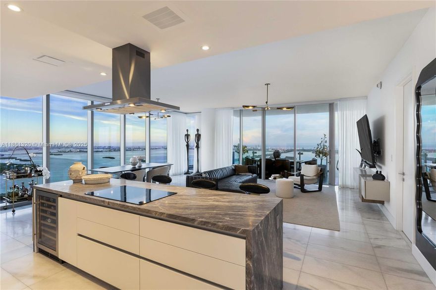 Soaring above Biscayne Bay, Missoni Baia 5201 delivers jaw-dropping NE views of the ocean, bay & Miami skyline. This 3BR + den, 4.5BA residence features floor-to-ceiling glass, a private terrace, and a chef’s kitchen with luxury finishes. Spa-inspired primary suite plus all en-suite bedrooms. Enjoy Olympic sized pool, spa, cabanas, gym, cinema & lounges, pet spa and resort styled amenities in Miami’s premier waterfront address. Live the art of Missoni in the heart of Edgewater. Seller will consider cryptocurrency payment, offering buyers unique flexibility in one of Miami’s most sought-after addresses.