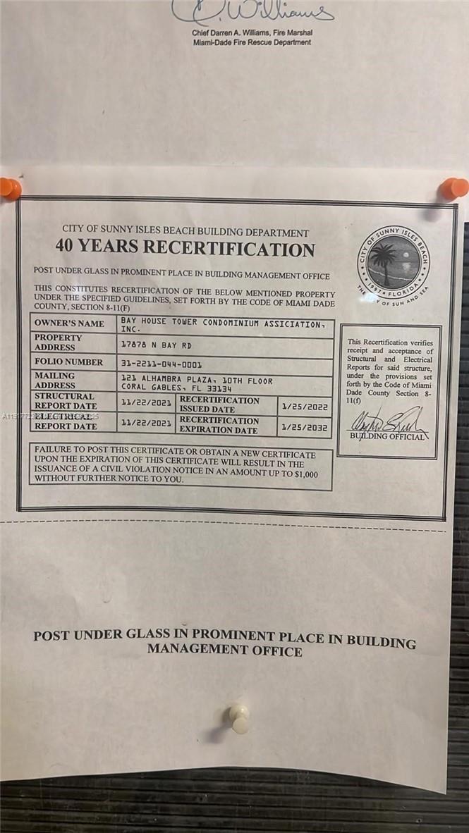 BAY HOUSE TOWER CONDO - Residential