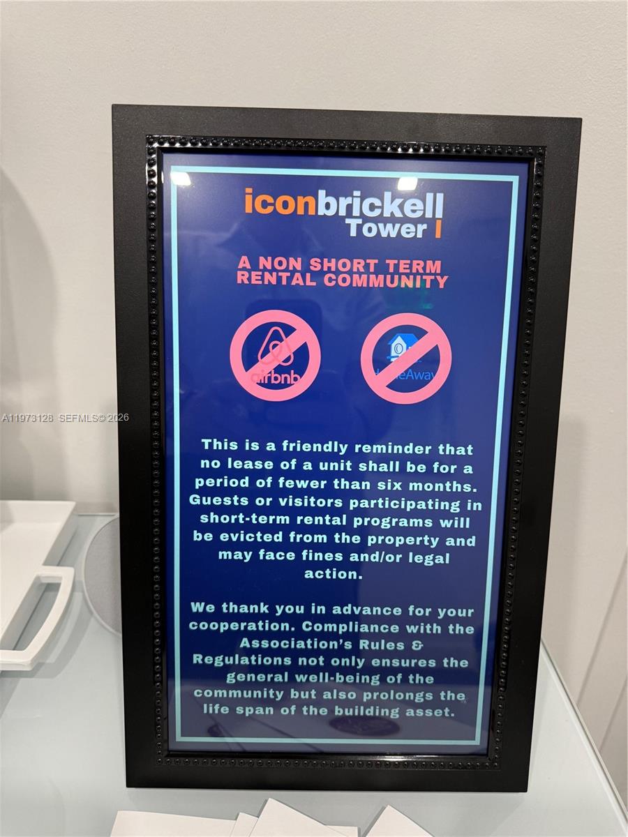 ICONBRICKELL CONDO NO 1 - Residential Lease