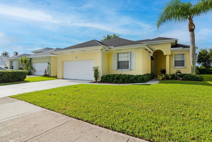 This charming single-family home features a spacious floor plan, plenty of natural light, and tile flooring throughout. Enjoy comfortable living with two generously sized bedrooms, open living areas, and easy access to shopping, dining, schools, and Florida's Turnpike. Gated community with 24/7 security patrol, clubhouse, swimming pool, gym and so much more!