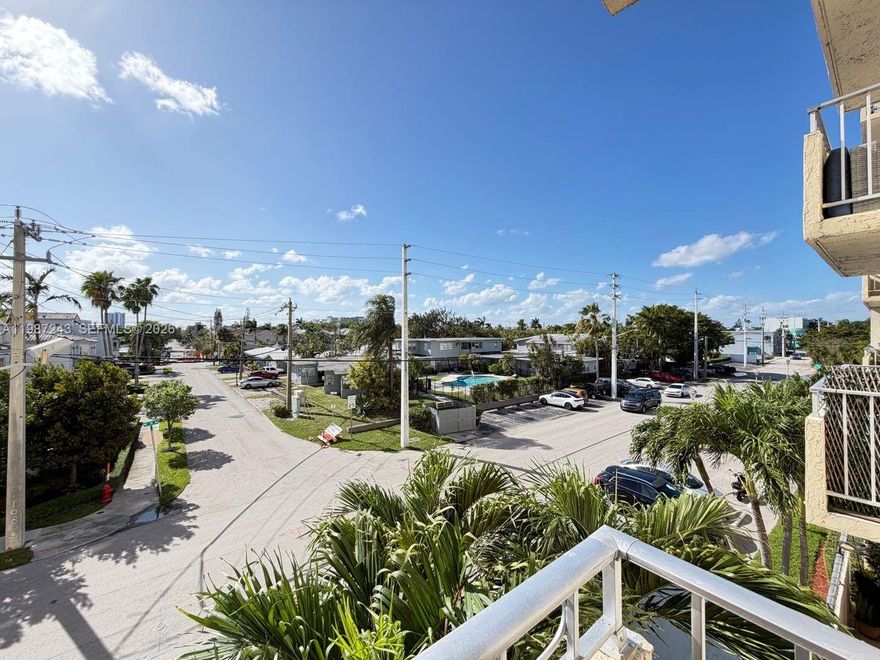 Prime opportunity in highly desirable Victoria Park! This 1-bedroom, 1-bath condo is perfectly situated in the heart of Fort Lauderdale, offering an exceptional location just minutes from Las Olas, the beach, downtown, and top dining and entertainment.

The unit features an open balcony with panoramic city views, impact windows in the bedroom, and accordion shutters in the living area. Recently repainted, the space offers a bright, comfortable, and inviting ambiance. Additional exterior storage is included.

Community amenities include a spacious pool and relaxing outdoor area, ideal for enjoying the South Florida lifestyle