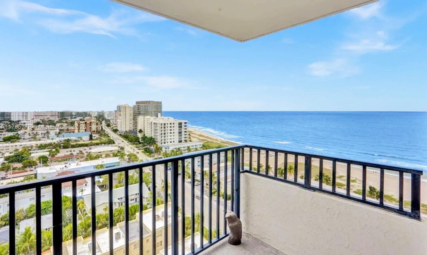 Rental Property at 531 N Ocean Blvd 1909, Pompano Beach, Broward County, Florida - Bedrooms: 2 
Bathrooms: 2  - $3,499 MO.
