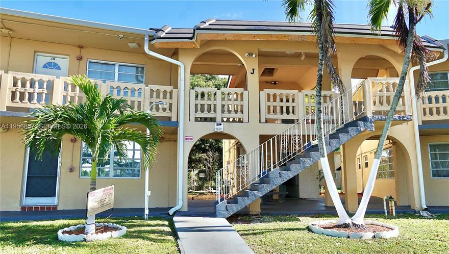 Come and enjoy living in one of the most desirable communities at Romont South. This well-maintained condominium offers peace of mind with a new 2024 roof and boiler room, reflecting the association’s commitment to proactive management. The board’s leadership is known for being responsive, efficient, and dedicated, helping ensure smooth and timely transactions. This charming 1-bedroom, 1-bathroom unit is located on the second floor and features a freshly painted interior, including newly painted kitchen cabinets. The renovated bathroom showcases modern tile and a contemporary vanity for a clean, updated look. Relax and unwind on the screened-in back porch, perfect for enjoying outdoor space while remaining bug-free and worry-free. A great opportunity to own a move-in-ready unit in a well-managed community.