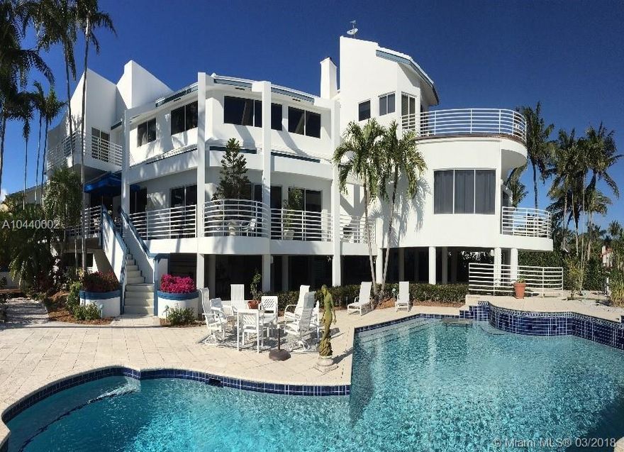 MOTIVATED SELLERS, WATER LOVERS DREAM, Amazing unobstructed water views from this Point Site in Sunrise Harbour.  Private pool area opens out onto the boat dock and 189 Water Front Feet along the Coral Gables Waterway. Guard Gated Community easily accessible to Coconut Grove, and the Business Districts of Coral Gables, Brickell, and Downtown Miami. Features include: Custom Italian Cabinetry, Elevator, Full House Back-Up Generator, Pool, Spa, Boat Lift, Reinforced Seawall, Wet Bar, and Fireplace. Great water views throughout the house.

Agent Accompanied Appointments Only, Please Call Agent