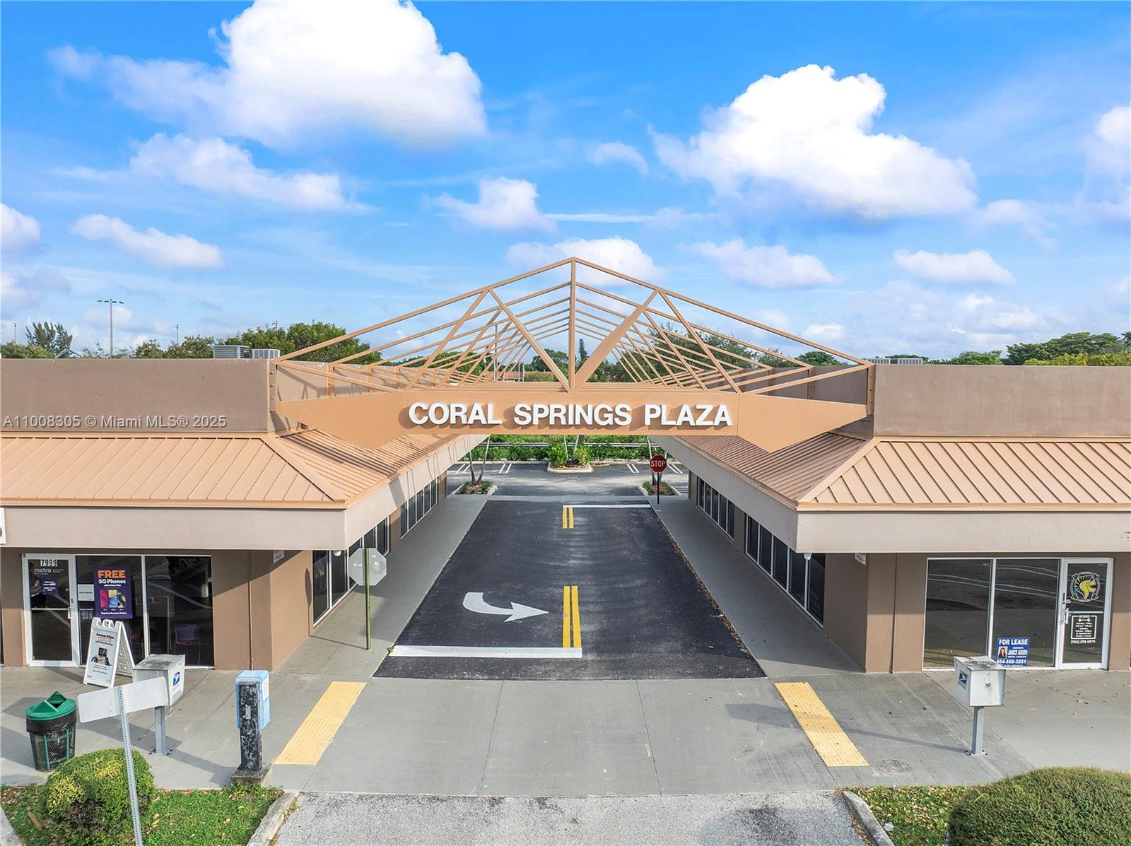 RETAIL STRIP CENTER LOCATED IN THE HEART OF CORAL SPRINGS ON BUSY SAMPLE ROAD. PERFECTLY SITUATED JUST EAST OF UNIVERSITY DR. AND MINUTES TO THE FLORIDA TURNPIKE. MINIMUM 3 YR - 5 YR LEASE WITH ADDITIONAL OPTIONS. AVAILABLE ARE CORNER UNIT APPROX. 2,200 SQ FT. WITH 2 BATHROOMS. INTERIOR UNIT AVAILABLE 2,160 SQ FT WITH 2 BATHROOMS. ALSO AVAILABLE 1,080 SQ FT UNIT. CALL FOR DETAILS.