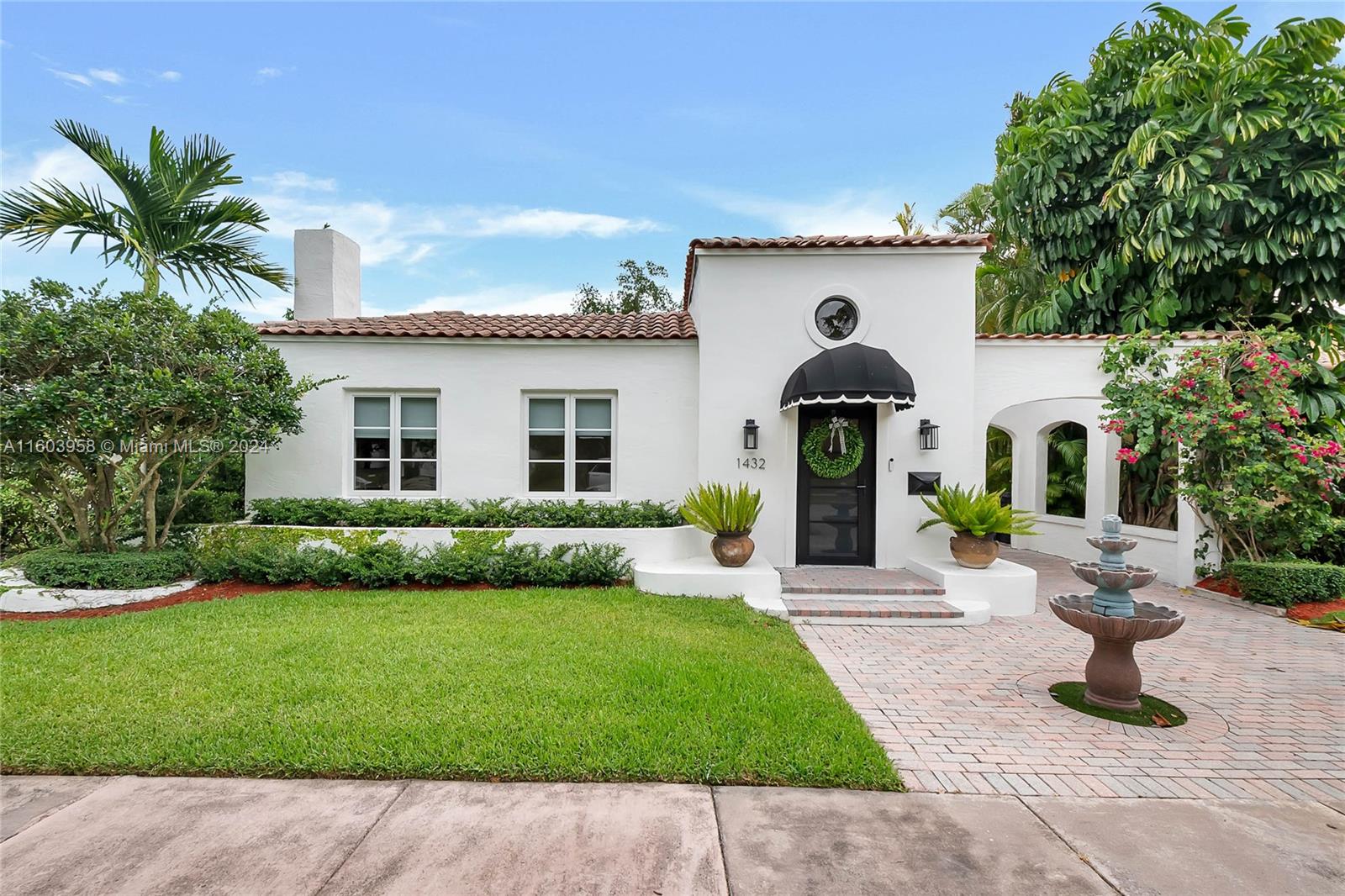 This 1930s Old Spanish Coral Gables gem is a must see!!! Completely remodeled, this stunner features all new plumbing, electrical, appliances, and finishes. Step inside the foyer to high ceilings and original mosaic flooring. Continue on to the living room with its beautiful fireplace. The open kitchen and dining area are spectacular and bright and lead to the family room area. The outdoor deck area is great for entertaining guests in the lush garden setting. Situated on a quiet, tree lined street walking distance to the University of Miami. It's truly love at first sight!!