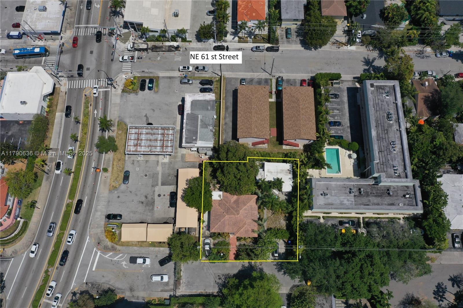 The property is currently a duplex—1 Single family 2/1 main house and a 2/1 separate structure on a 10,250 sf lot located in the Morningside corridor off Biscayne Blvd. Both have T6-08 and T5-R zoning allowing for the redevelopment of the property with a vertical potential of 3 stories within the overlay. Its favorable zoning promotes a dynamic urban landscape where a multifamily oasis is poised for success. Whether you're a seasoned developer seeking your next triumph or an investor with an eye for opportunity, this parcel of land offers the perfect canvas amidst the bustling energy of Morningside.