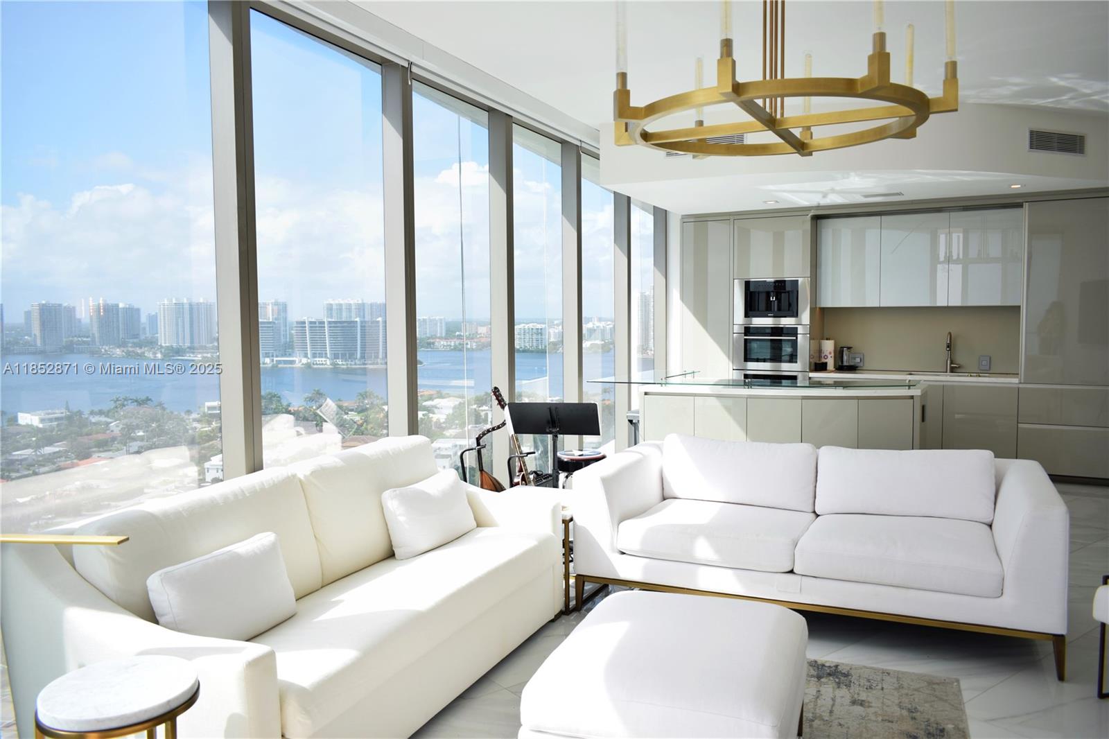 Magnificent 2-bedroom 2 and half-bathroom condo with breathtaking ocean and intracoastal views. Avail for a short term starting at now.Exquisitely designed by Giorgio Armani and Architect Cesar Pelli, this residence offers semi-elevator entry ,the main living room has a gorgeous direct ocean view. Features include subzero and wolf appliances with stone countertops, and 2 balconies East and West with a summer kitchen . Enjoy exclusive 35,000 sq ft of resort-style amenities such as pool services, a spa and fitness center, bar, restaurant, cigar, and wine lounge, movie theater, kids room, game room, direct beach access.