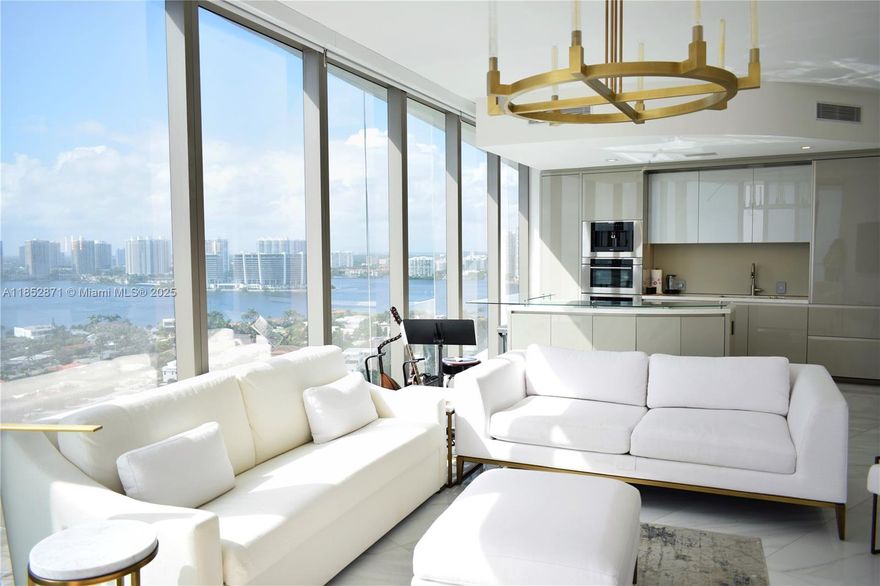 Magnificent 2-bedroom 2 and half-bathroom condo with breathtaking ocean and intracoastal views. Avail for a short term starting at now.Exquisitely designed by Giorgio Armani and Architect Cesar Pelli, this residence offers semi-elevator entry ,the main living room has a gorgeous direct ocean view. Features include subzero and wolf appliances with stone countertops, and 2 balconies East and West with a summer kitchen . Enjoy exclusive 35,000 sq ft of resort-style amenities such as pool services, a spa and fitness center, bar, restaurant, cigar, and wine lounge, movie theater, kids room, game room, direct beach access.