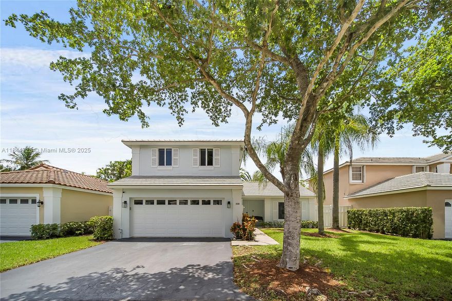 Welcome to this stunning, move-in ready home where pride of ownership shines throughout! Featuring impact windows and doors for peace of mind, a gorgeous custom kitchen with sleek 2025 cabinets and stainless-steel appliances, and a spacious master suite with a beautifully designed custom walk-in closet. Enjoy the additional add on of an office extension unique to this home, perfect for working from home or a creative space. Washer and dryer conveniently located in the garage. Step outside to an inviting backyard, ideal for relaxing or entertaining guests. Located in a quiet, desirable neighborhood, this home offers comfort, style, and functionality with absolutely nothing to do but move in and enjoy. Don’t wait—this one won’t last!