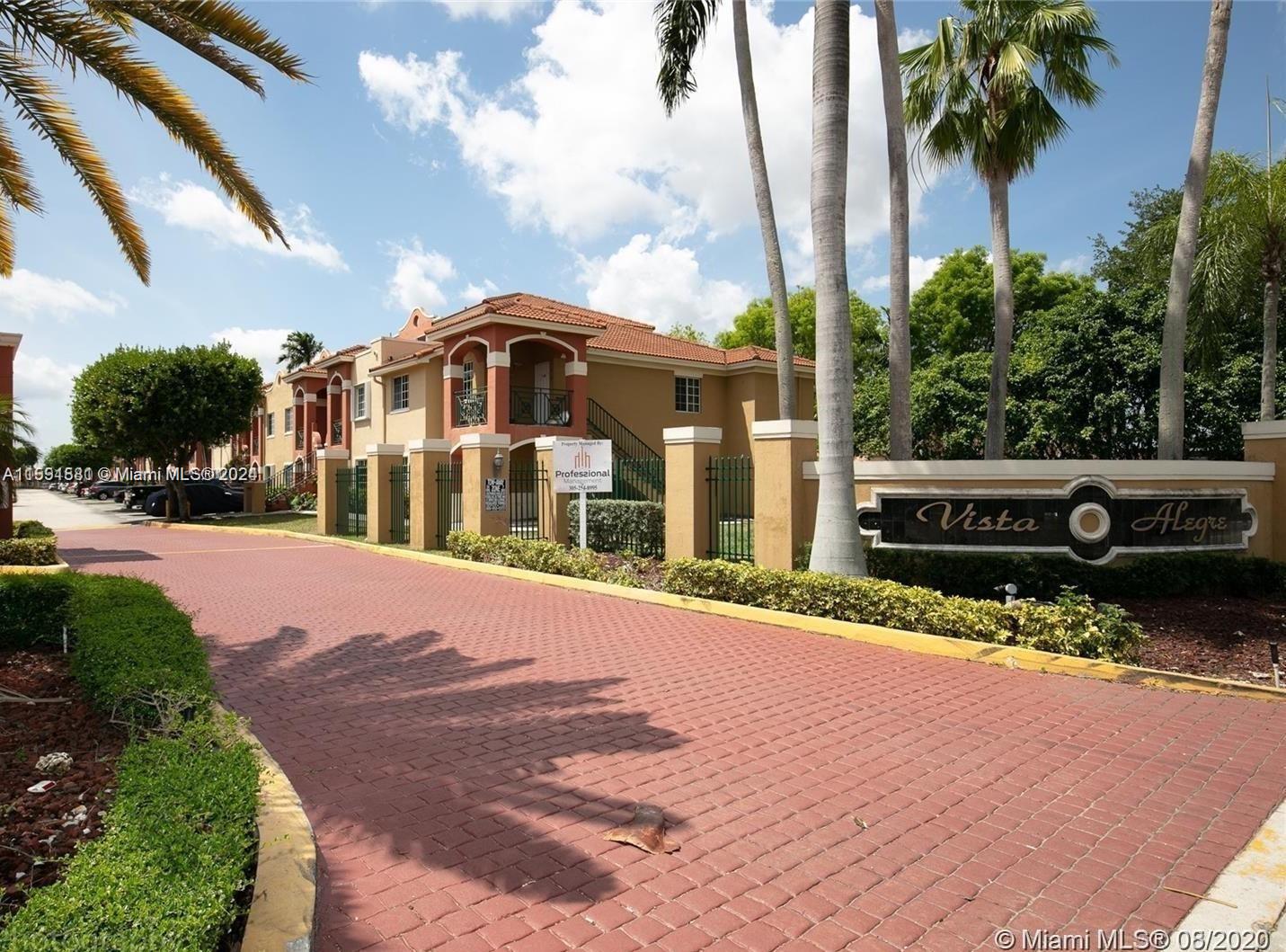 Highly sought after and RARELY AVAILABLE 3 bedroom with 3 full baths. This 2 story condo unit offers a very spacious and comfortable layout. 1 bedroom and full bathroom downstairs and TWO MASTER BEDROOMS on 2nd floor, each with their own bathroom. Fully tiled downstairs with beautiful laminate flooring upstairs. Community offers two pool areas with one steps from the unit. Washer/Dryer inside, expansive bedroom sizes, 2 assigned parking spaces, walking distance to Publix, Post office, restaurants and more. Minutes from the turnpike.